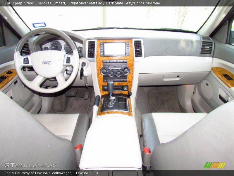 Bright Silver Metallic / Dark Slate Gray/Light Graystone 2008 Jeep Grand Cherokee Limited