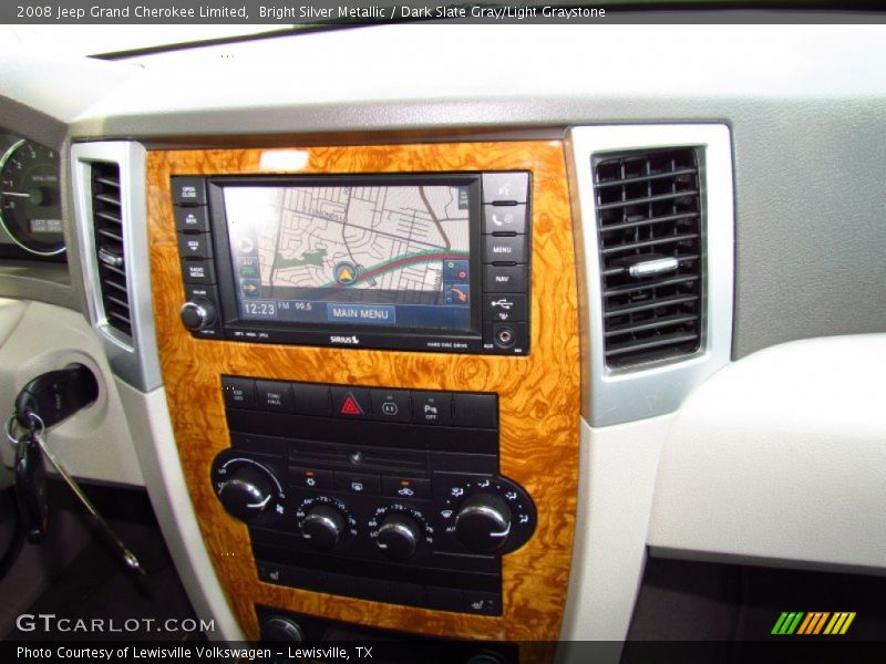 Bright Silver Metallic / Dark Slate Gray/Light Graystone 2008 Jeep Grand Cherokee Limited