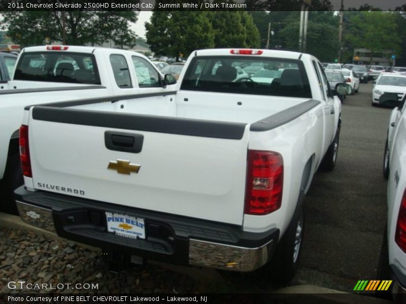 Summit White / Dark Titanium 2011 Chevrolet Silverado 2500HD Extended Cab