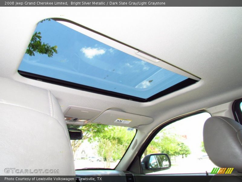Bright Silver Metallic / Dark Slate Gray/Light Graystone 2008 Jeep Grand Cherokee Limited