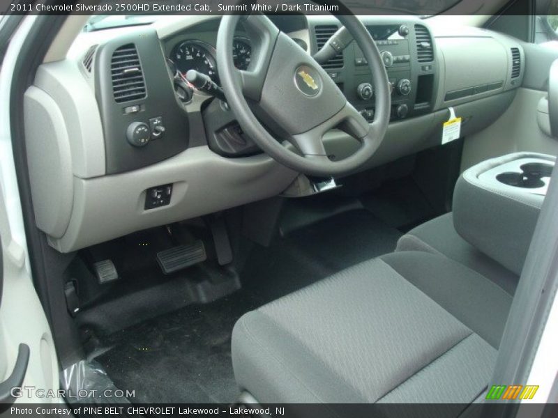 Summit White / Dark Titanium 2011 Chevrolet Silverado 2500HD Extended Cab