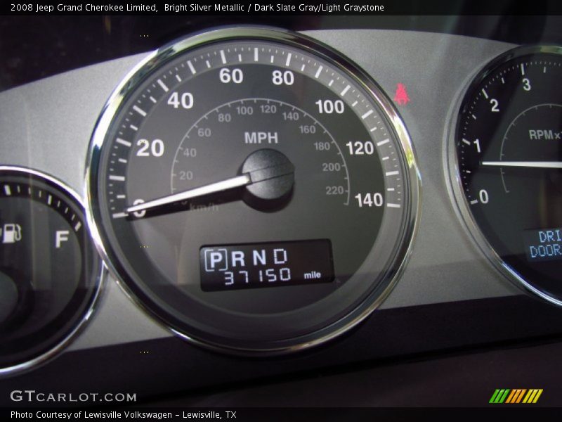 Bright Silver Metallic / Dark Slate Gray/Light Graystone 2008 Jeep Grand Cherokee Limited