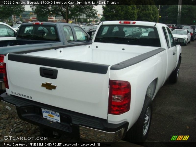 Summit White / Dark Titanium 2011 Chevrolet Silverado 2500HD Extended Cab