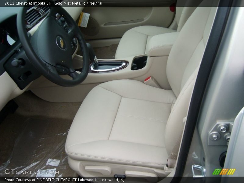 Gold Mist Metallic / Neutral 2011 Chevrolet Impala LT