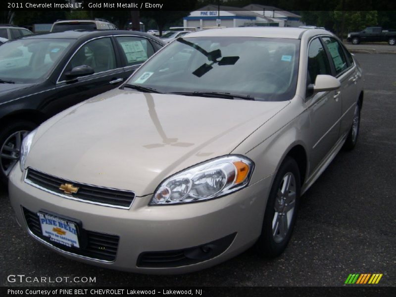 Gold Mist Metallic / Ebony 2011 Chevrolet Impala LT