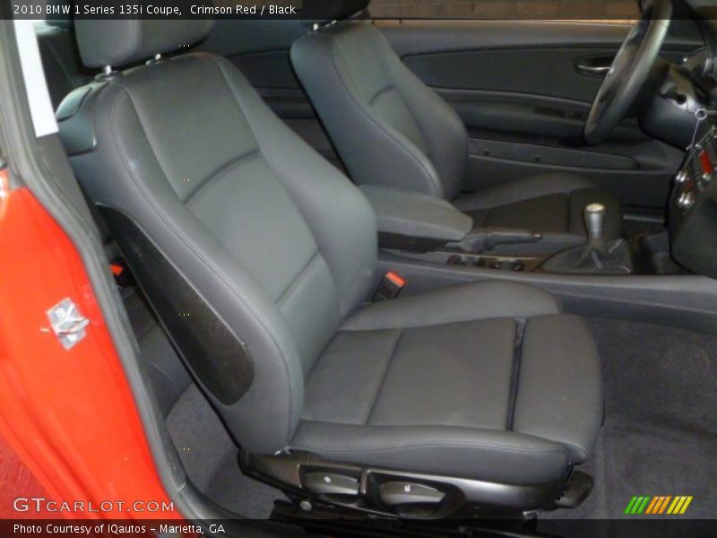  2010 1 Series 135i Coupe Black Interior