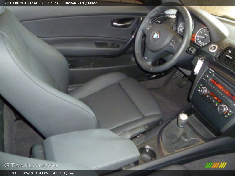 Crimson Red / Black 2010 BMW 1 Series 135i Coupe