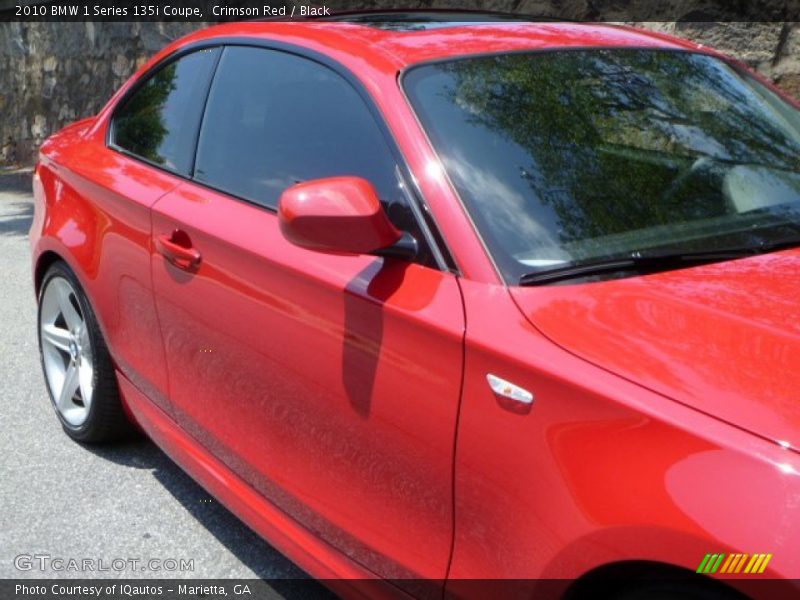 Crimson Red / Black 2010 BMW 1 Series 135i Coupe