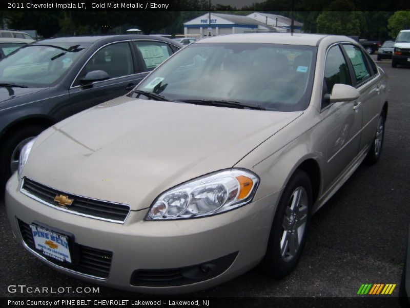 Gold Mist Metallic / Ebony 2011 Chevrolet Impala LT