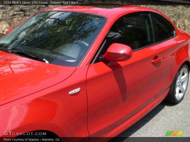 Crimson Red / Black 2010 BMW 1 Series 135i Coupe
