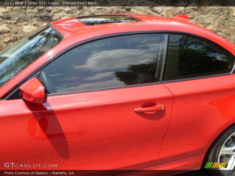 Crimson Red / Black 2010 BMW 1 Series 135i Coupe