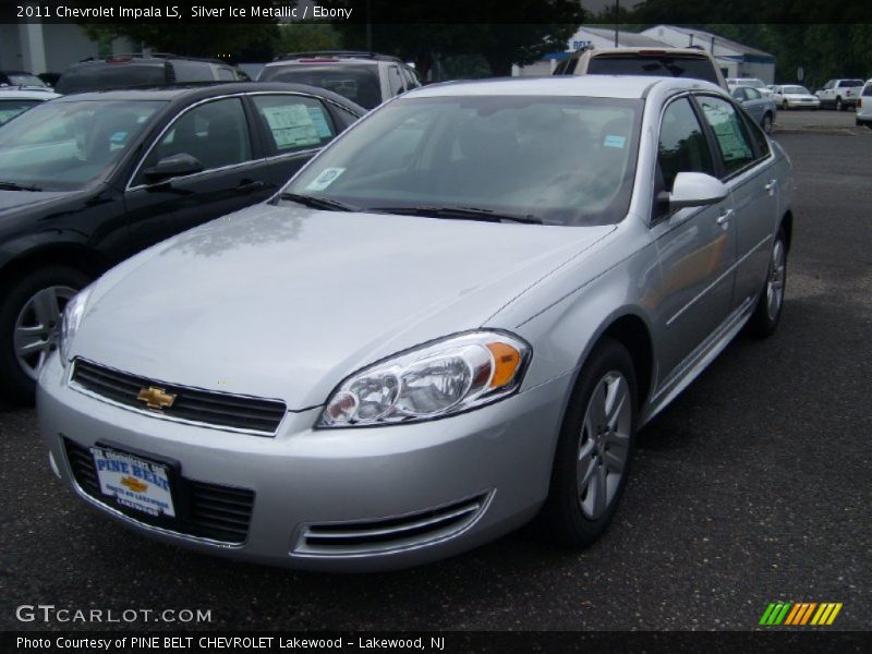 Silver Ice Metallic / Ebony 2011 Chevrolet Impala LS