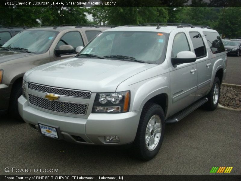 Sheer Silver Metallic / Ebony 2011 Chevrolet Suburban LT 4x4