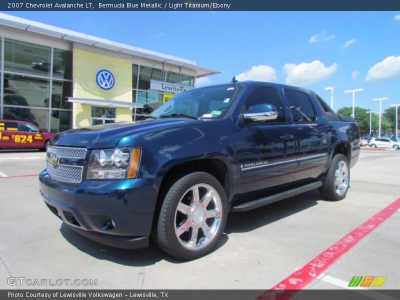 Bermuda Blue Metallic / Light Titanium/Ebony 2007 Chevrolet Avalanche LT