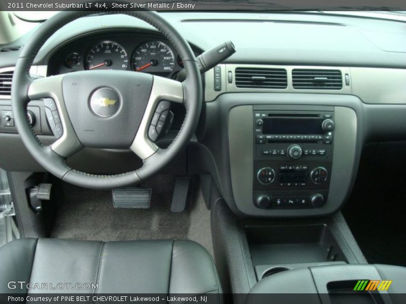 Sheer Silver Metallic / Ebony 2011 Chevrolet Suburban LT 4x4