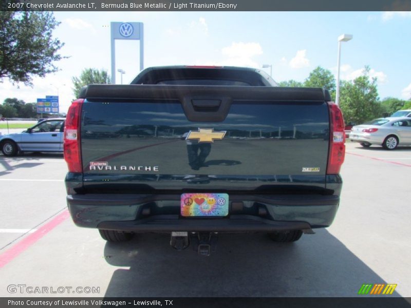 Bermuda Blue Metallic / Light Titanium/Ebony 2007 Chevrolet Avalanche LT