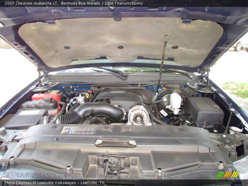 Bermuda Blue Metallic / Light Titanium/Ebony 2007 Chevrolet Avalanche LT