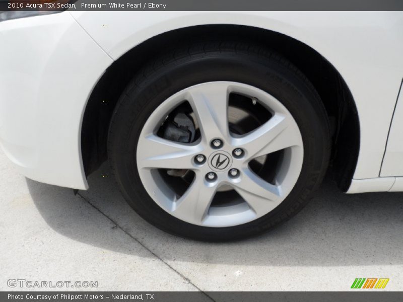 Premium White Pearl / Ebony 2010 Acura TSX Sedan