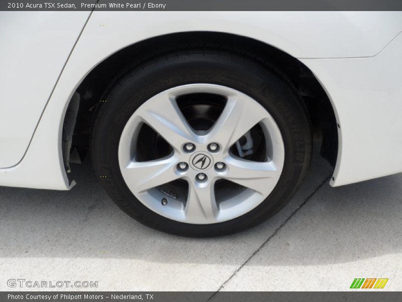 Premium White Pearl / Ebony 2010 Acura TSX Sedan