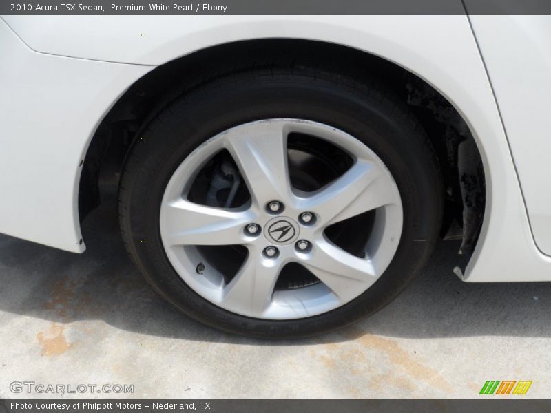 Premium White Pearl / Ebony 2010 Acura TSX Sedan