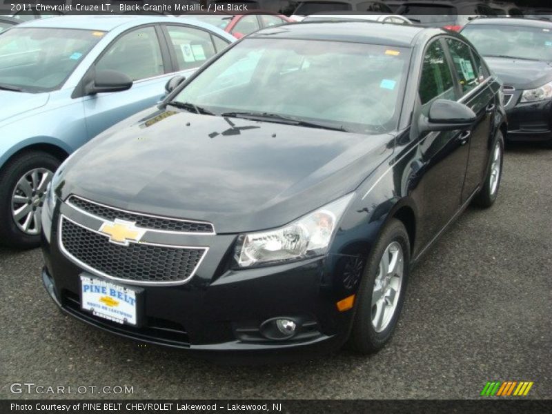 Black Granite Metallic / Jet Black 2011 Chevrolet Cruze LT
