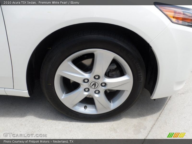 Premium White Pearl / Ebony 2010 Acura TSX Sedan