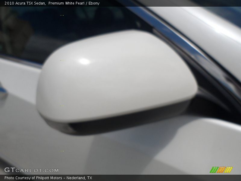 Premium White Pearl / Ebony 2010 Acura TSX Sedan