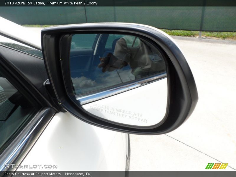 Premium White Pearl / Ebony 2010 Acura TSX Sedan