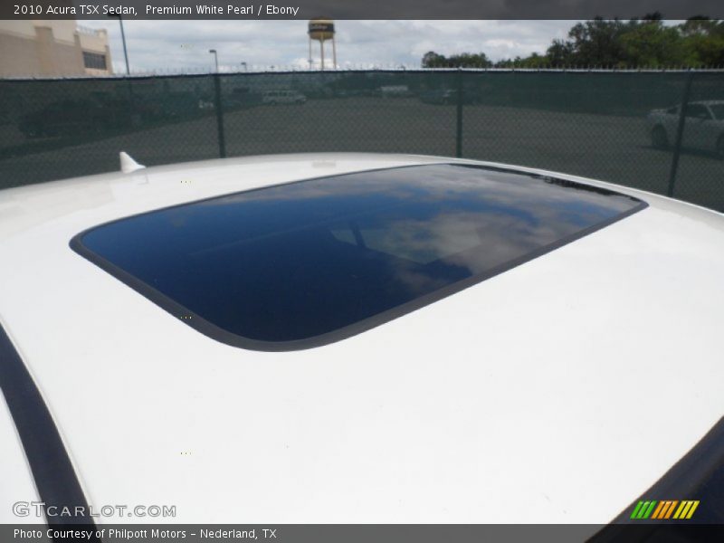 Premium White Pearl / Ebony 2010 Acura TSX Sedan