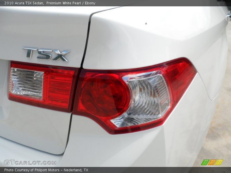 Premium White Pearl / Ebony 2010 Acura TSX Sedan