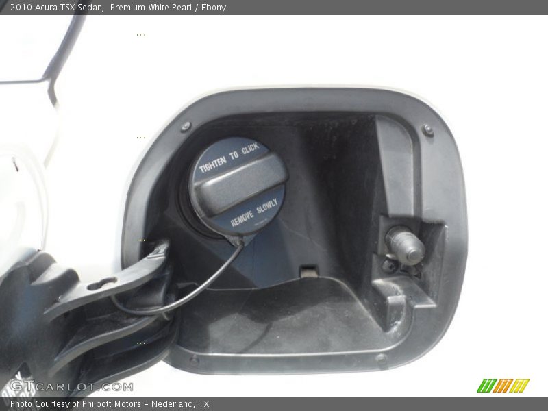 Premium White Pearl / Ebony 2010 Acura TSX Sedan