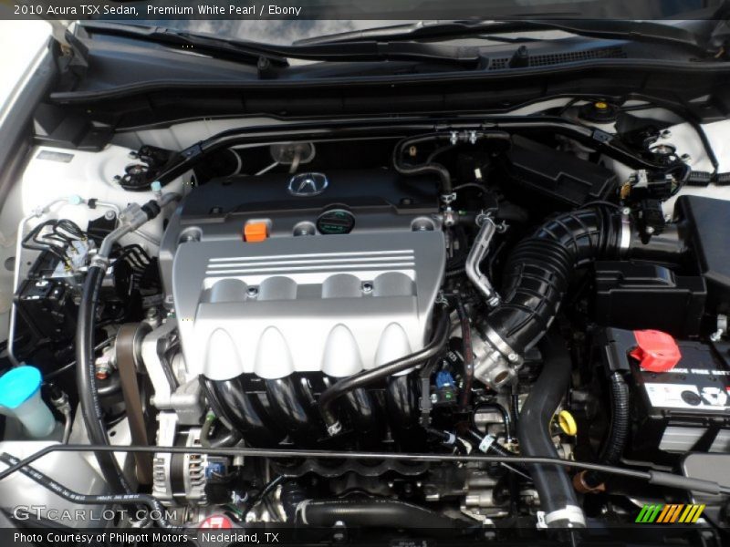 Premium White Pearl / Ebony 2010 Acura TSX Sedan