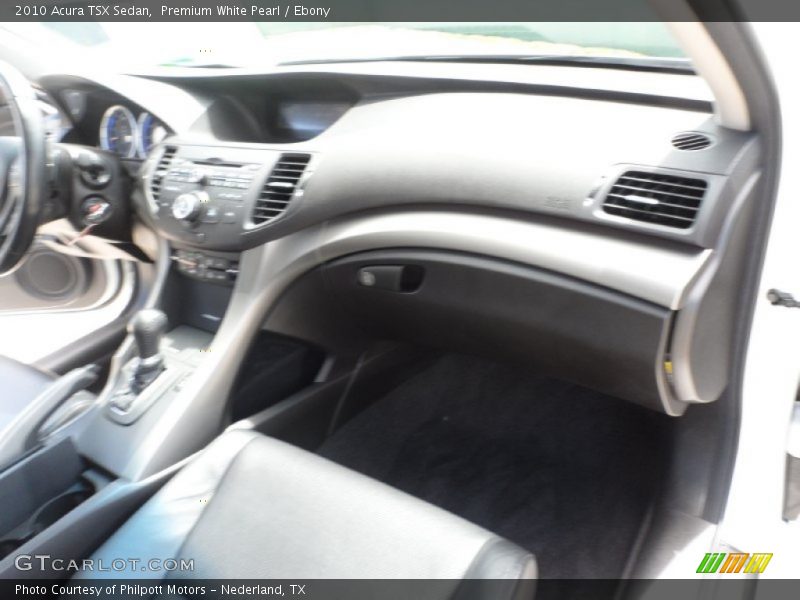 Premium White Pearl / Ebony 2010 Acura TSX Sedan