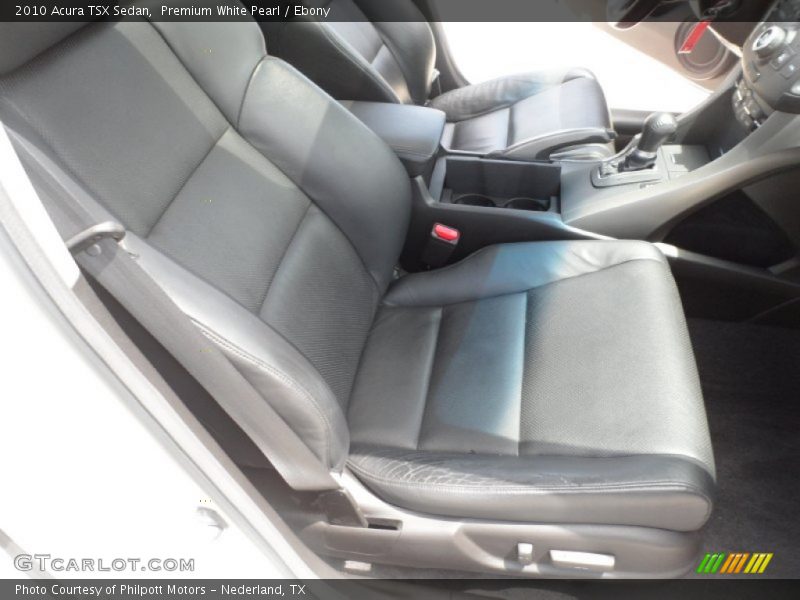 Premium White Pearl / Ebony 2010 Acura TSX Sedan