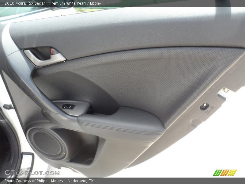 Premium White Pearl / Ebony 2010 Acura TSX Sedan