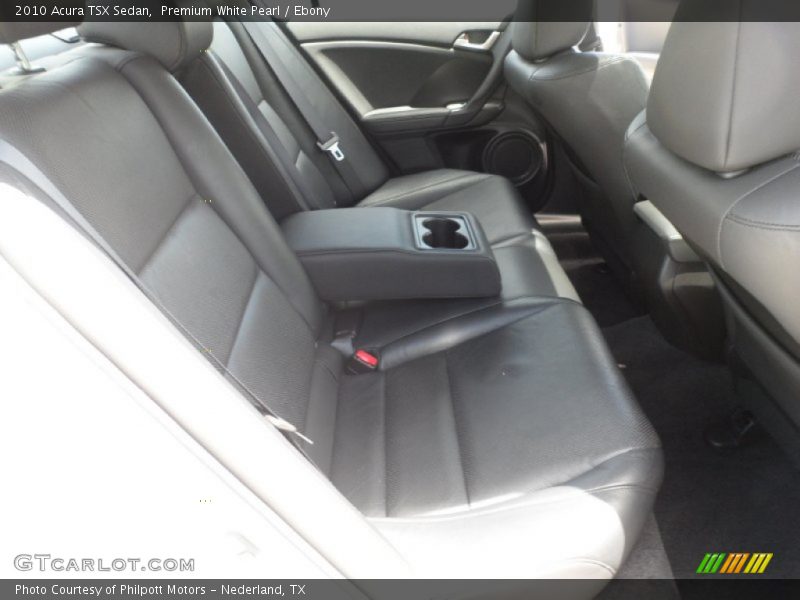 Premium White Pearl / Ebony 2010 Acura TSX Sedan