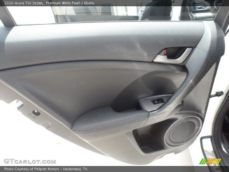 Premium White Pearl / Ebony 2010 Acura TSX Sedan