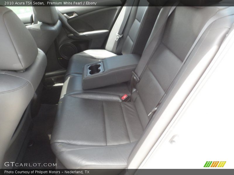 Premium White Pearl / Ebony 2010 Acura TSX Sedan