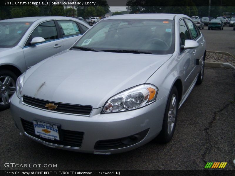 Silver Ice Metallic / Ebony 2011 Chevrolet Impala LT