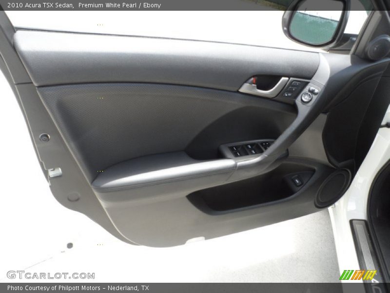 Premium White Pearl / Ebony 2010 Acura TSX Sedan