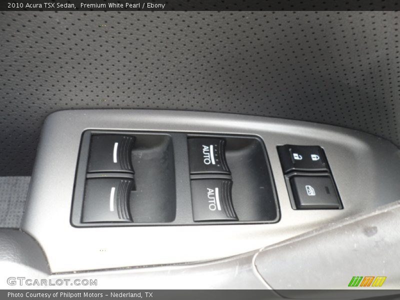 Premium White Pearl / Ebony 2010 Acura TSX Sedan