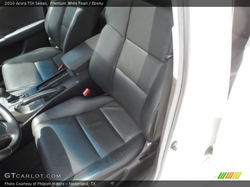 Premium White Pearl / Ebony 2010 Acura TSX Sedan