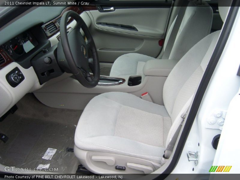 Summit White / Gray 2011 Chevrolet Impala LT