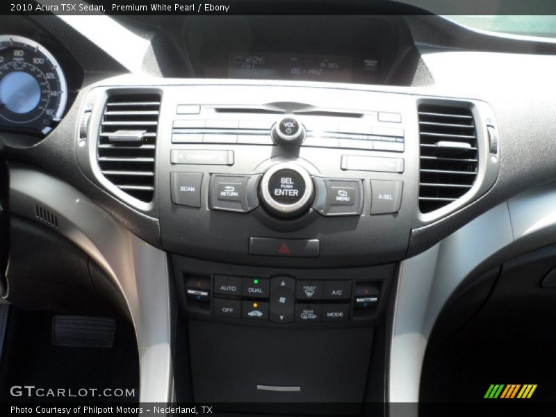 Premium White Pearl / Ebony 2010 Acura TSX Sedan