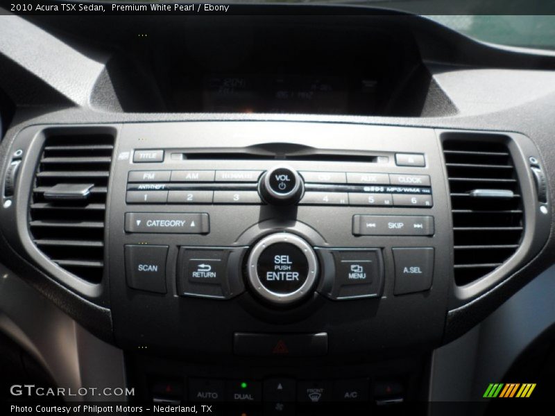 Premium White Pearl / Ebony 2010 Acura TSX Sedan