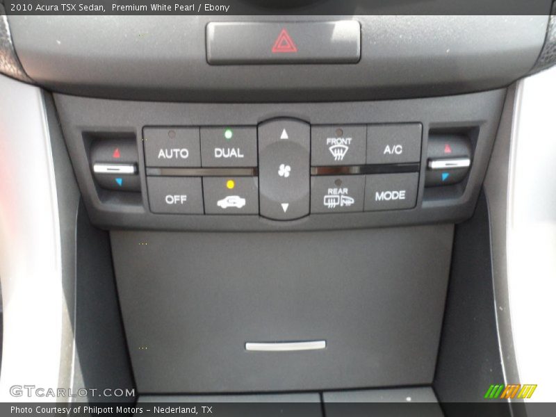 Premium White Pearl / Ebony 2010 Acura TSX Sedan