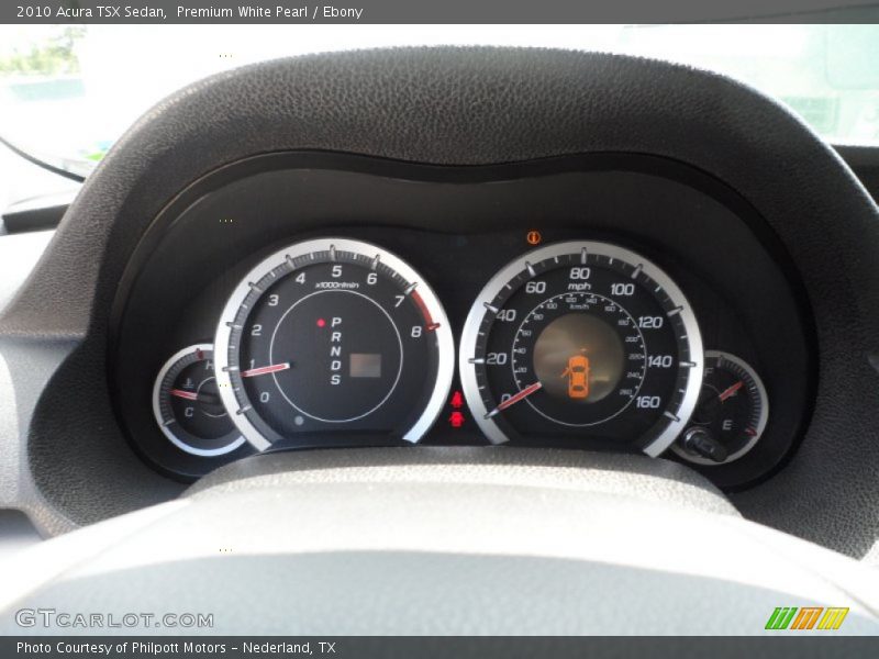 Premium White Pearl / Ebony 2010 Acura TSX Sedan