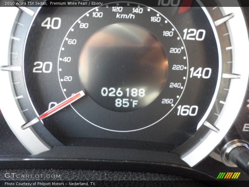 Premium White Pearl / Ebony 2010 Acura TSX Sedan