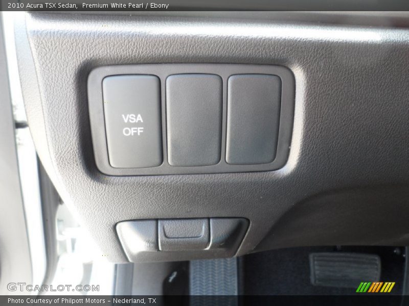 Premium White Pearl / Ebony 2010 Acura TSX Sedan