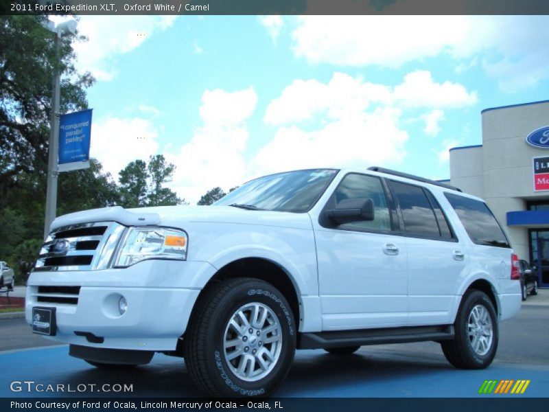 Oxford White / Camel 2011 Ford Expedition XLT